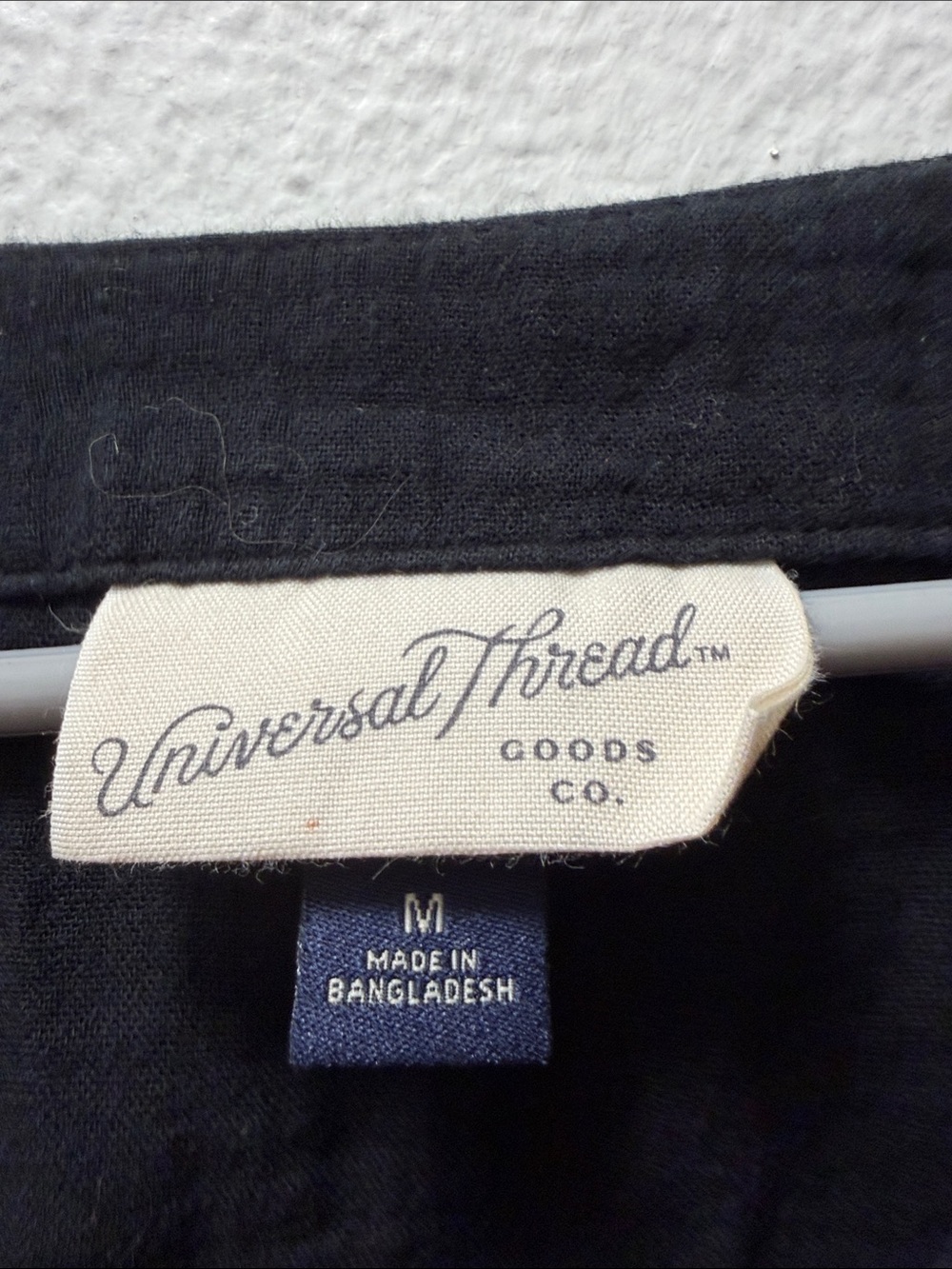 Women's Black V-Neck Gauze Top - Picture 2 of 4
